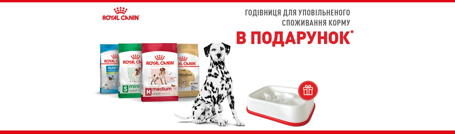 Акція! Royal Canin дарує годівницю