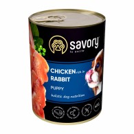 Savory puppy Chicken & Rabbit Консерви для цуценят з куркою і кроликом