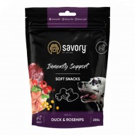 Savory Immunity Support Soft Snacks М'які ласощі для собак з качкою та шипшиною