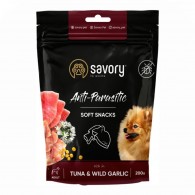 Savory Dog Anti-Parasitic Soft Snacks М'які ласощі для собак із тунцем та диким часником