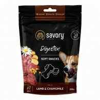 Savory Dog Digestion Soft Snacks М'які ласощі для собак з ягням та ромашкою