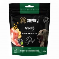 Savory Dog Mobility Crunchy Snacks Ласощі для собак з кроликом та чорноплідною горобиною