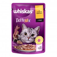 Whiskas Tasty Mix Консервы для кошек с ягненком и индейкой в соусе