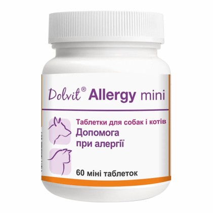 Dolvit Allergy mini Таблетки при алергії у собак та котів