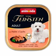 Animonda Vom Feinsten Adult mit Huhn + Lachs Консервы для собак с курицей и лососем