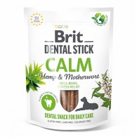 Brit Dental Stick Calm Лакомства для собак с успокаивающим эффектом с коноплей и пустырником