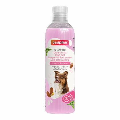 Beaphar Shampoo Almond oil & Aloe Vera Шампунь с миндальным маслом и Алоэ Вера для длинношерстных собак