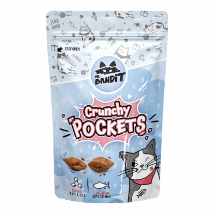 Mr.Bandit Crunchy Pockets Ласощі з лососем для кішок