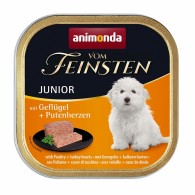 Animonda Vom Feinsten Junior mit Geflügel + Putenherzen Консервы для щенков с птицей и индейкой