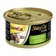 Gimpet ShinyCat Консервы для кошек Курица с папайей в желе
