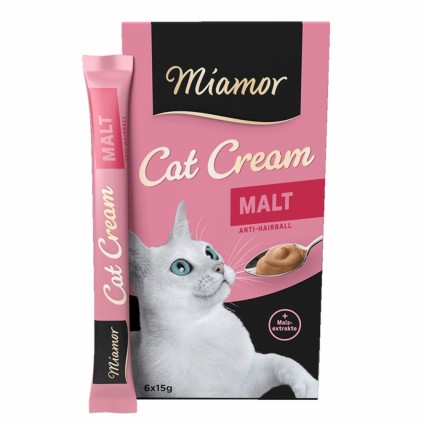 Miamor Cat Cream Malt Anti-Hairball Ласощі для виведення грудок вовни у кішок