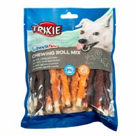 Trixie 31372 Denta Fun Chewing Rolls Mix Лакомства для собак микс с говядиной, ягненком и курицей